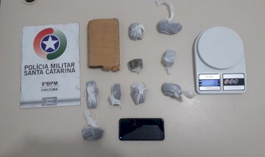 Polícia Militar prende homem com mais de meio quilo de maconha no São Sebastião