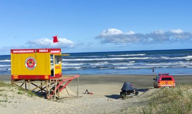 Guarda-vidas seguem até início de abril todos os dias nas praias do Sul