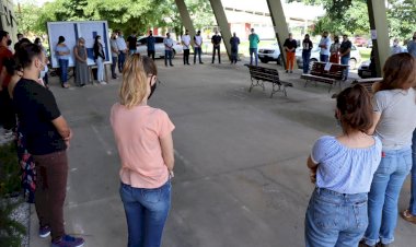 Servidores  de Forquilhinha se unem em oração pelos profissionais da saúde e vítimas da covid-19