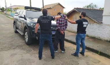 Acusado de latrocínio e foragido de Forquilhinha é preso em Imbituba pela Polícia Civil