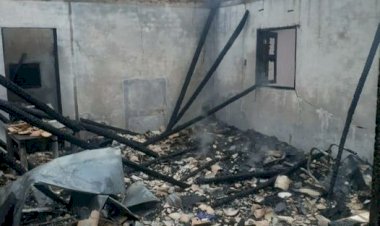 Casa Pega Fogo em Nova Veneza, bombeiros evitam queima total