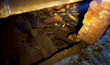 LIXO PEGA FOGO E ATINGE RESIDÊNCIA EM CRICIÚMA