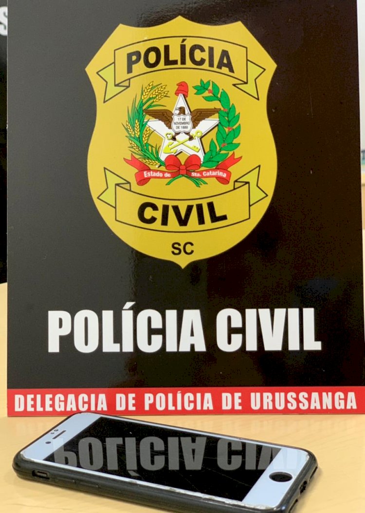 Polícia Civil de Urussanga apreende celular para investigação de homicídio