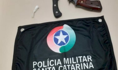 Homem é preso por porte ilegal de arma