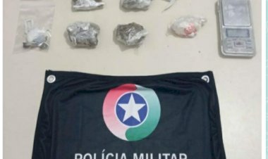Polícia Militar apreende drogas no Paraíso