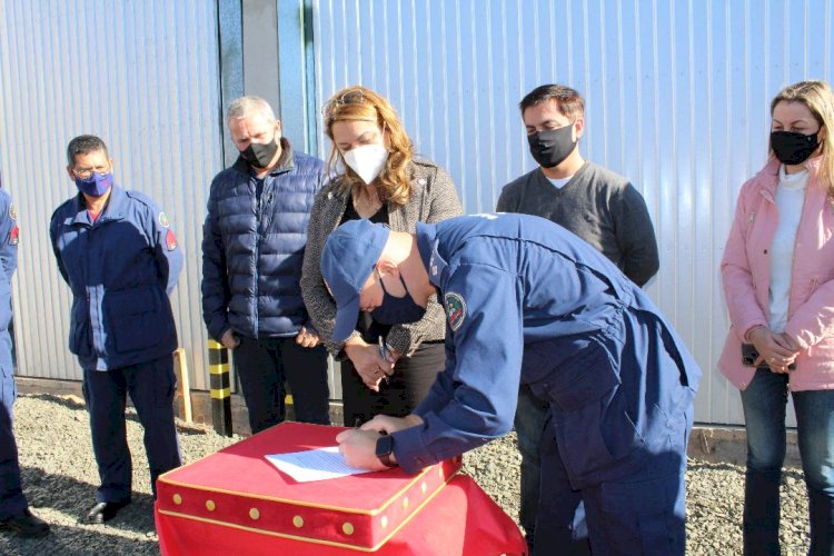 Prefeitura de Içara entrega ordem de serviço para Corpo de Bombeiros
