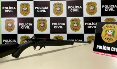 Polícia Civil apreende arma de fogo em Morro da Fumaça