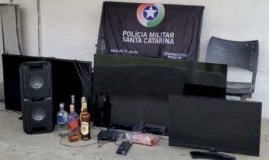 PM prende trio em Criciúma com produtos de furtos de Siderópolis