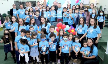 Congresso Infantil é realizado na Igreja Assembleia de Deus da Mineira Velha