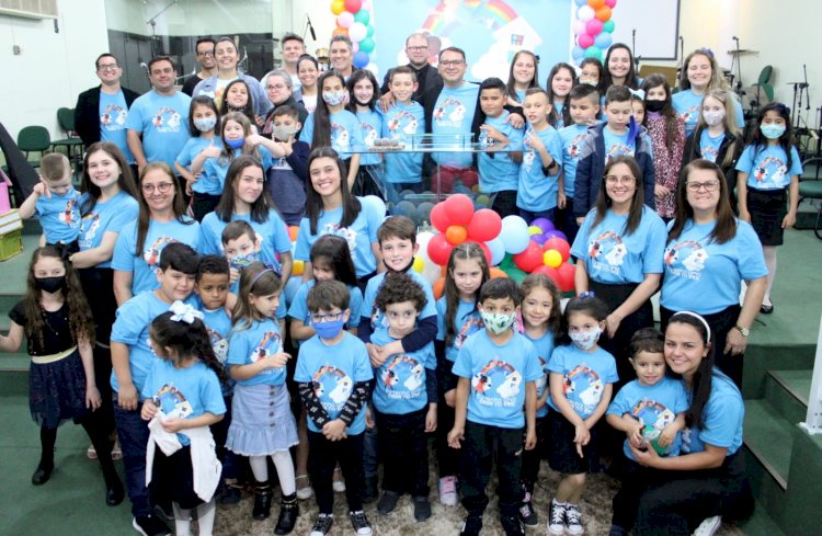 Congresso Infantil é realizado na Igreja Assembleia de Deus da Mineira Velha