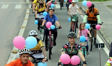 Unesc presente no Passeio de Bike Natal Solidário