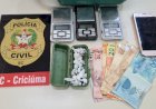 DIC de Criciúma prende traficante em Nova Veneza