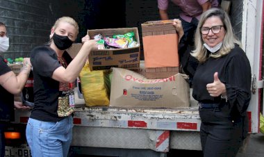 Afasc Solidária recebe alimentos arrecadados na campanha “Sabores de Natal”