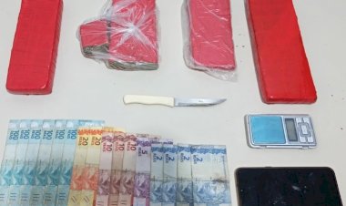 Após denuncia homem é preso  pela PM com mais de 1,5 de maconha