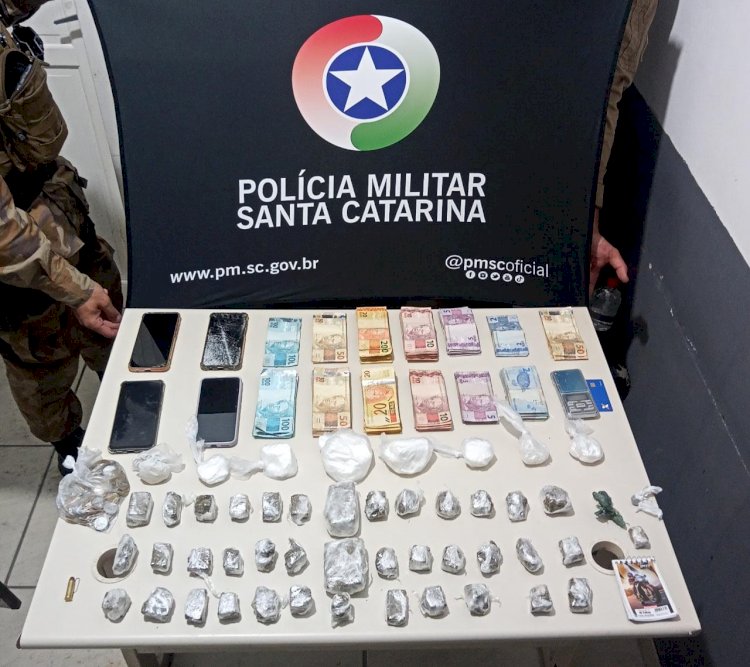PM prende casal por tráfico de drogas em Criciúma