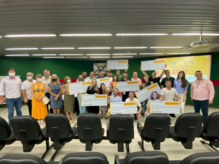 Projetos apoiados pela Unesc são reconhecidos no Inova Criciúma