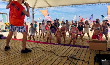 Brindes, dança e brincadeiras marcam evento da Unesc na Orla do Rincão