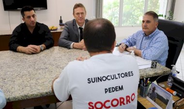 Secretário da Agricultura recebe suinocultores independentes