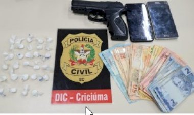 DIC de Criciúma desmantela quadrilha de traficantes de drogas