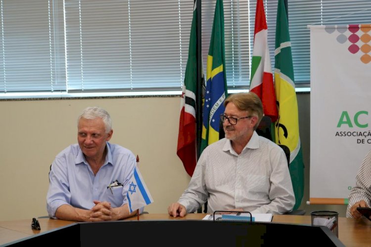 Representantes de empresa israelense conhecem a Acic