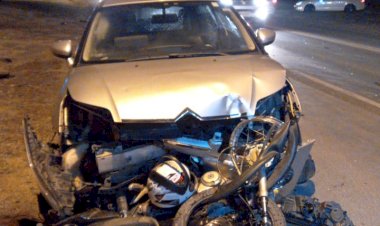 Bombeiros atendem colisão entre moto e veiculo em Içara