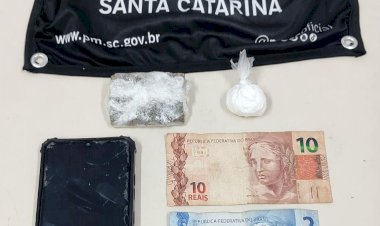 PM prende menor com maconha e cocaína