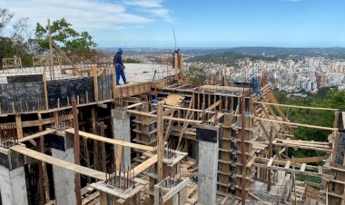 Mirante: obras avançam pelas plataformas inferiores em Criciúma