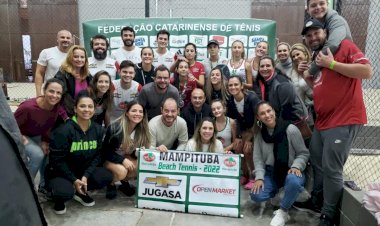 Mampituba é campeão Catarinense de Beach Tennis 2022