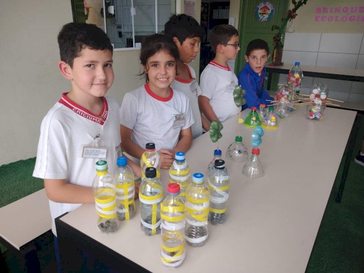 Desenvolvimento de brinquedos ecológicos estimula empreendedorismo nas escolas de Criciúma
