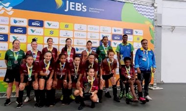Unesc conquista prata no futsal feminino dos Jogos Escolares Brasileiros