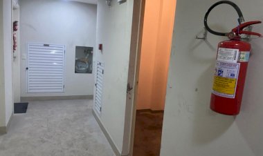 Bombeiros agem rápido e apagam fogo em apartamento de Criciúma