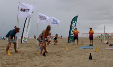 Mais uma vez, Unesc leva atividades para a praia