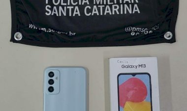 PM localiza celular furtado com receptador