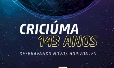 Inaugurações e shows regionais marcam o aniversário de 143 anos de Criciúma