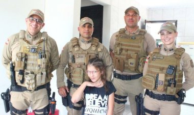 Mãe agradece Policiais Militares que ajudaram sua filha após convulsão
