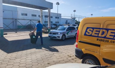 Polícia Militar faz escolta das provas do Enem aplicadas aos apenados