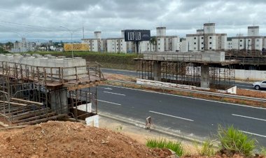 Via Rápida terá mudanças no trânsito devido a nova etapa de obras no viaduto