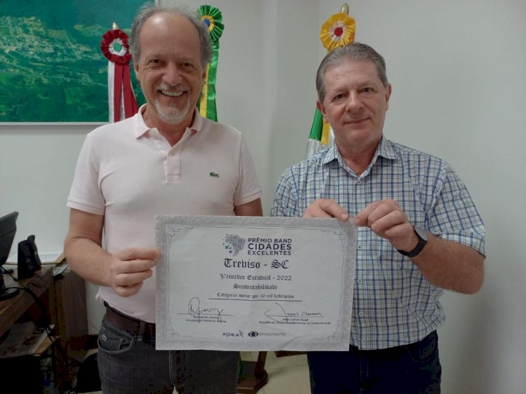 Treviso recebe prêmio estadual de sustentabilidade