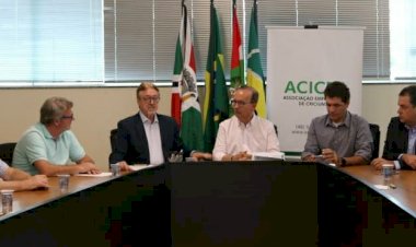 Acic entrega demandas da classe empresarial ao governador Jorginho Mello