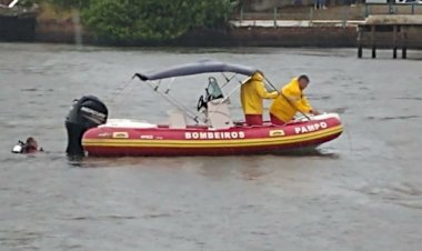 BOMBEIROS CONTINUAM EM BUSCA DE PESSOA DESAPARECIDA NO RIO MAMPITUBA