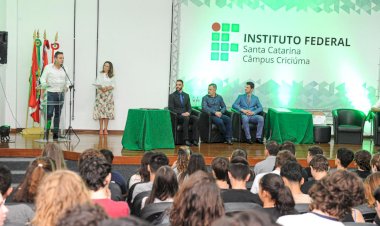 IFSC Criciúma inaugura urbanização com recursos do deputado federal Ricardo Guidi