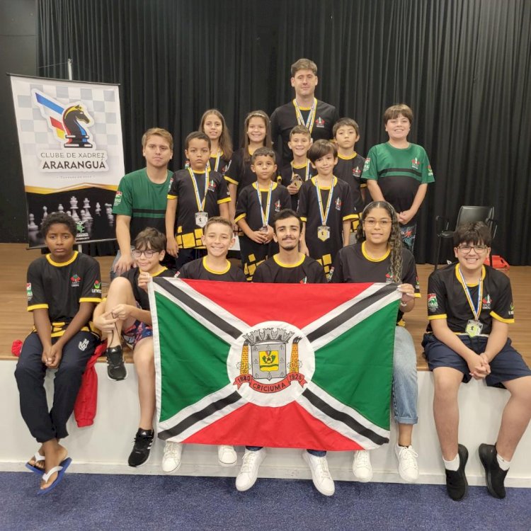 Criciúma carimba vitória na 1ª Etapa do Circuito de Xadrez Rápido de Araranguá
