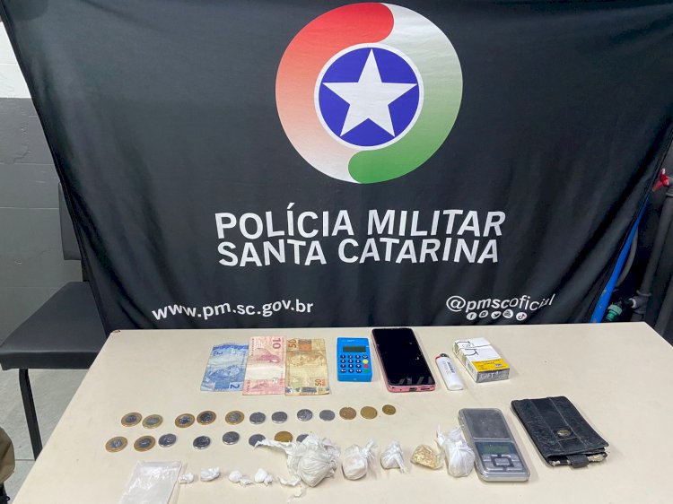 HOMEM É PRESO POR TRÁFICO EM POSTO DE COMBUSTÍVEL NA SANTA LUZIA
