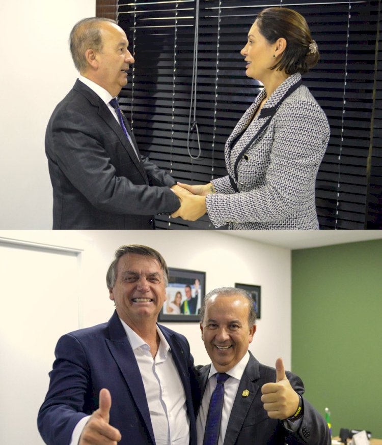 Bolsonaro e Michele vem a SC a pedido do governador Jorginho Mello