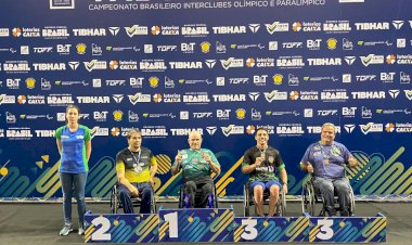 Tênis de mesa do Mampituba/FME Criciúma conquista 3º lugar geral paralímpico no Brasileiro Interclubes