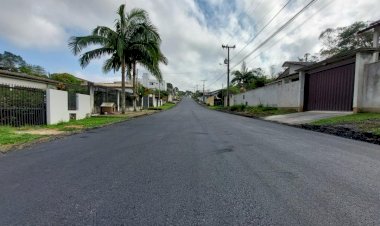 Loteamento Vila D’oro tem ruas pavimentadas pela prefeirura