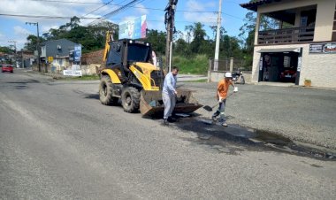 Prefeitura intensifica revitalização de ruas em Criciúma