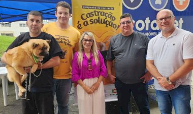 Castração é a Solução: blitz cadastra 105 animais no bairro Quarta Linha