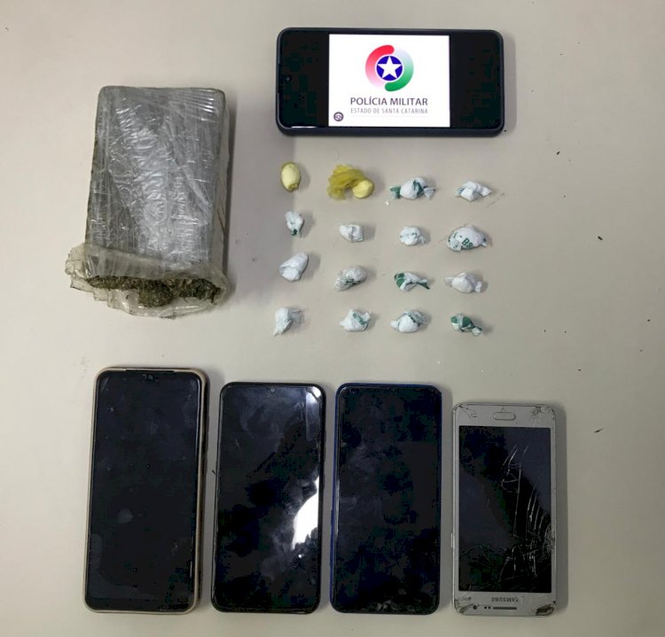 PM prende quarteto por tráfico de drogas
