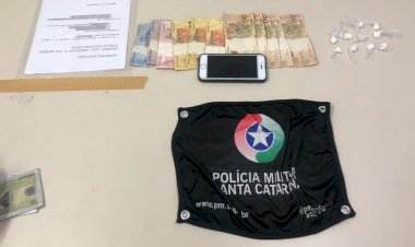 PM prende homem por tráfico de drogas no Rio Maina